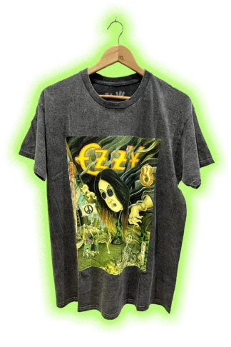 Camiseta washed CHILDREN OF THE GRAVE de ANKOR, ilustración de Mariano «El Tata» Martínez, vista frontal